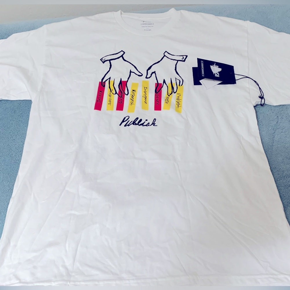 Publish White Shirt with Fingers playing Piano XL